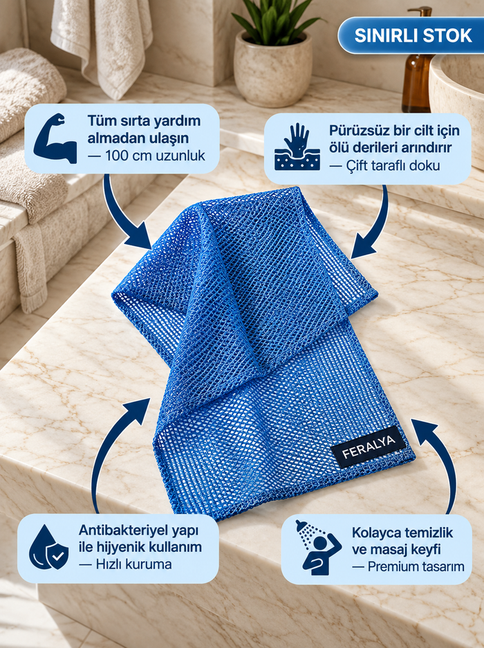FERALYA Peeling Duş Kesesi
