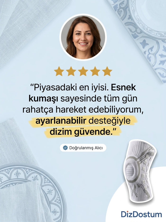 DizDostum Ayarlanabilir Diz Bandajı 4