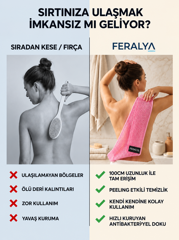 FERALYA Peeling Duş Kesesi