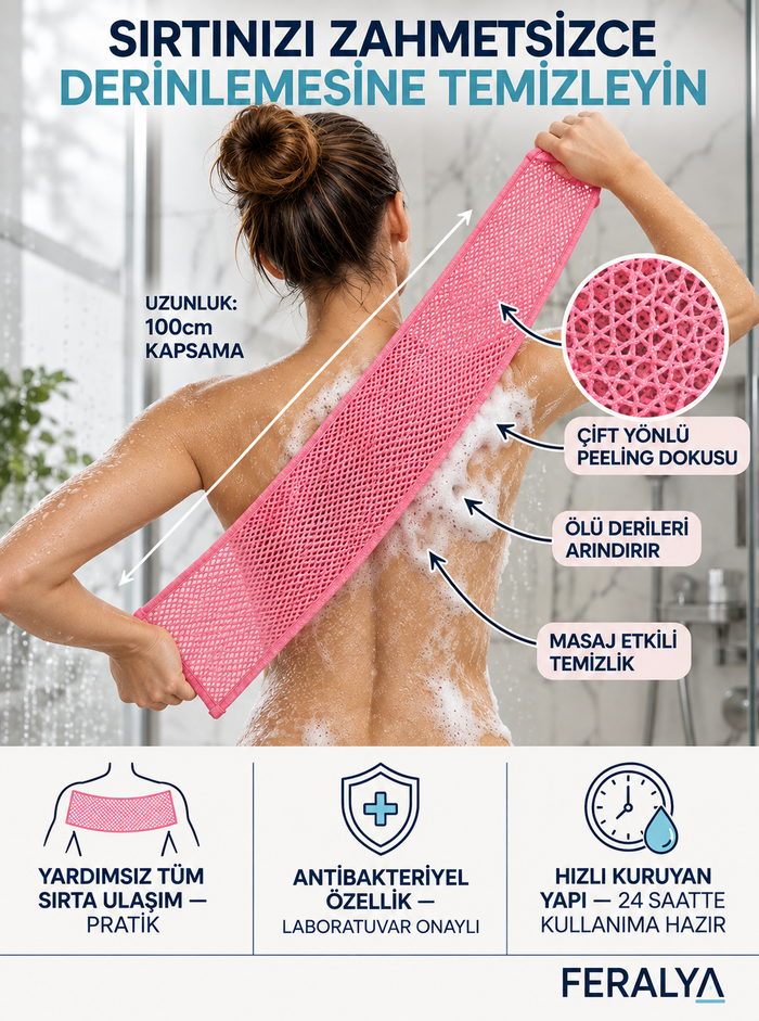 FERALYA Peeling Duş Kesesi