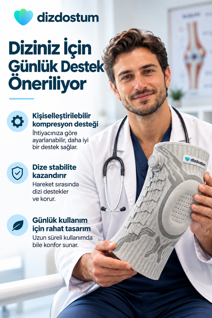 DizDostum Ayarlanabilir Diz Bandajı